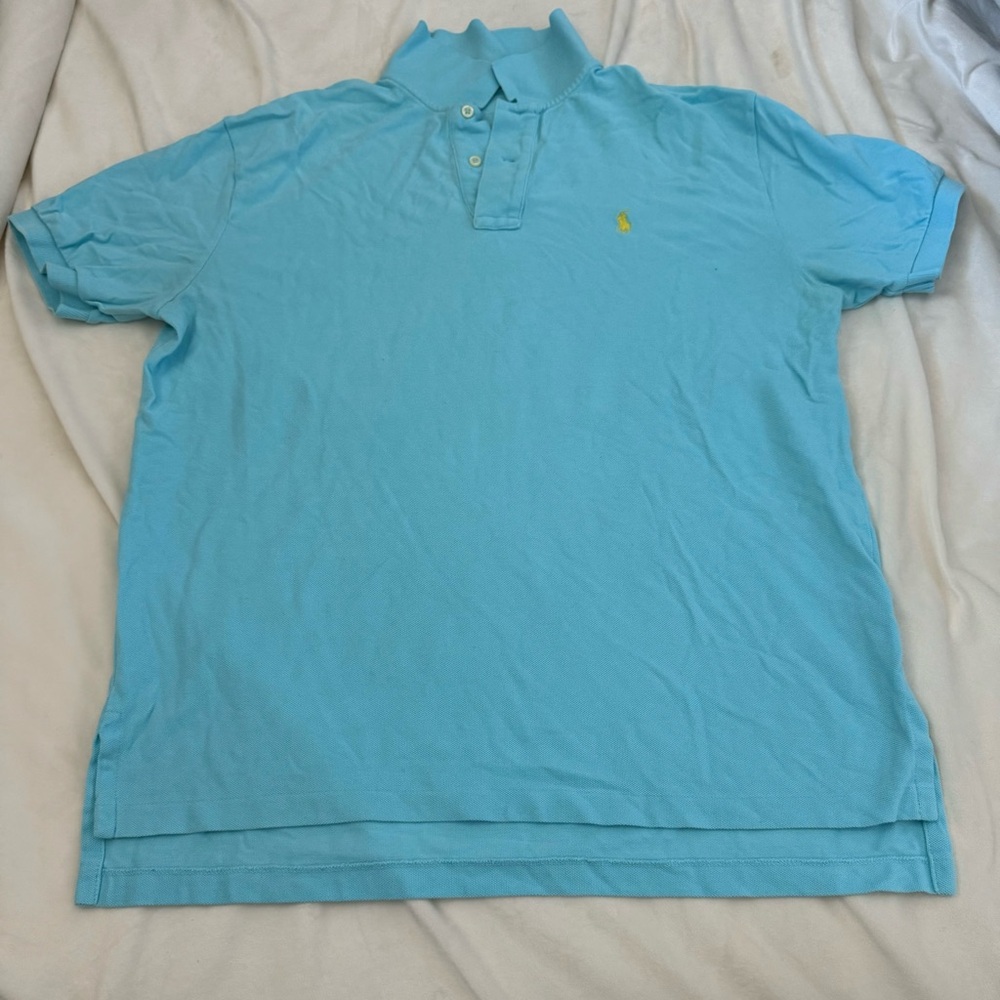 Polo Ralph Lauren shirt in soft aqua color Size L